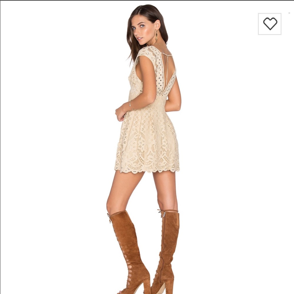 Free People mini lace dress NWT!